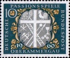 RFA Poste N** Yv: 202 Mi:329 Passionsspiele Oberammergau (Thème) - Christendom