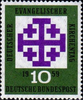 RFA Poste N** Yv: 187 Mi:314 Deutscher Evangelischer Kirchentag (Thème) - Christentum