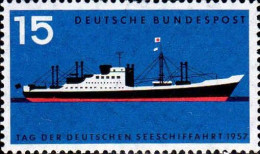 RFA Poste N** Yv: 136 Mi:257 Tag Der Deutschen Seeschiffahrt Bayernstein (Thème) - Bateaux