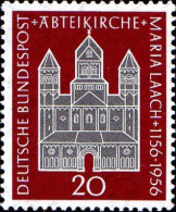 RFA Poste N** Yv: 114 Mi:238 Abteikirche Maria Laach (Thème) - Iglesias Y Catedrales