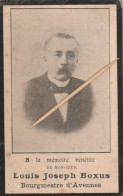 Bourgmestre, Louis Boxus, Bequevort, Avennes, 1905 - Andachtsbilder