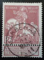 BELGIQUE N°89 Oblitéré - 1910-1911 Caritas