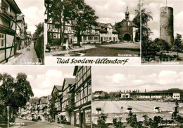 72793442 Bad Sooden-Allendorf Fischerstad Weinreihe Schwimmbad Diebesturm Sooden - Bad Sooden-Allendorf