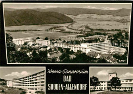 72793439 Bad Sooden-Allendorf Fliegeraufnahme Werra Sanatorium Bad Sooden-Allend - Bad Sooden-Allendorf