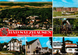 72793223 Bad Salzhausen Fliegeraufnahme Haus Am Landgrafenteich Kurklinik Bergfr - Sonstige & Ohne Zuordnung