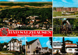 72793223 Bad Salzhausen Fliegeraufnahme Haus Am Landgrafenteich Kurklinik Bergfr - Other & Unclassified