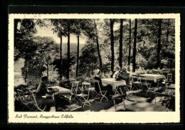 AK Bad Pyrmont, Auf Der Terrasse Des Berggasthaus Erdfälle  - Bad Pyrmont