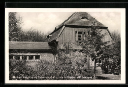 AK Kloster A. Hiddensee, Vor Gerhart Hauptmanns Heim- Und Arbeitsstätte  - Hiddensee