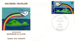 POLYNESIE FDC 1978 ECOLOGIE - FDC