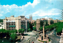 72793037 Barcelona Cataluna Avenida Del Generalisimo Y Sagrada Familia Al Fondo  - Sonstige & Ohne Zuordnung