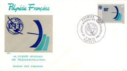 POLYNESIE FDC 1978 JOURNEE U I T - FDC