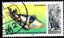 Berlin Poste Obl Yv:514/517 25.Anniversaire De L'Aquarium De Berlin (Beau Cachet Rond) (Thème) - Fishes