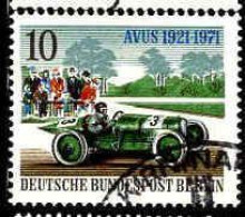 Berlin Poste Obl Yv:370/373 Cinquantenaire De La Course Automobile AVUS Berlin (Beau Cachet Rond) (Thème) - Auto's