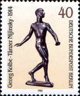 Berlin Poste N** Yv:617/619 Sculptures De Kolbe Barlach & Scheibe (Thème) - Skulpturen