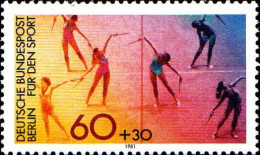 Berlin Poste N** Yv:606/607 Pour Le Sport Gymnastique & Course (Thème) - Sonstige & Ohne Zuordnung