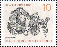 Berlin Poste N** Yv:310/313 125.Anniversaire Du Zoo De Berlin (Thème) - Altri & Non Classificati
