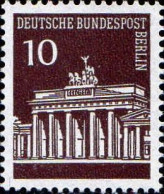 Berlin Poste N** Yv:257/261 Porte De Brandenburg Berlin (Thème) - Denkmäler
