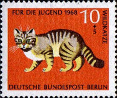 Berlin Poste N** Yv:291/294 Pour La Jeunesse Animaux Menacés De Disparition (Thème) - Domestic Cats