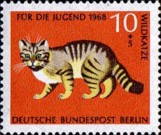 Berlin Poste N** Yv:291/294 Pour La Jeunesse Animaux Menacés De Disparition (Thème) - Gatti