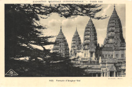 75-PARIS EXPO COLONIALE INTERNATIONALE ANGKOR VAT-N°4188-H/0189 - Exhibitions