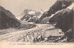 74-CHAMONIX LA MER DE GLACE ET L HOTEL DU MONTENVERS-N°LP5134-F/0321 - Chamonix-Mont-Blanc