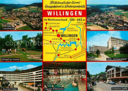 72792161 Willingen Sauerland Korbacher Strasse Bewegungsbad Viadukt Minigolf Sau - Sonstige & Ohne Zuordnung