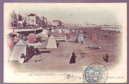 85 - SABLES D'OLONNE - La PLAGE - ANIMÉE - COLORISÉE - - Sables D'Olonne