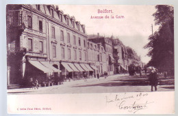 90 - BELFORT - AVENUE De La GARE - ANIMÉE - - Belfort - Città