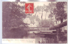 91 -  BRUNOY - MOULIN De JARCY - La PASSERELLE - ANIMÉE - - Brunoy