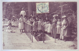 93 - CLICHY-sous-BOIS - PELERINS   NOTRE DAME Des ANGES -  FONTAINE MIRACULEUSE - ANIMÉE - - Clichy Sous Bois