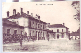 90 - BELFORT - La GARE - ATTELAGE - ANIMÉE - - Belfort - Stad