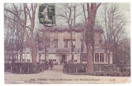 92 - BOIS De BOULOGNE - PAVILLON ROYAL - ANIMÉE - COLORISÉE - - Boulogne Billancourt