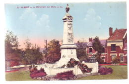 80 - ALBERT - MONUMENT Aux MORTS - COLORISÉE - - Albert