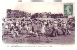 80 - MERS Les BAINS - PLAGE JOURS DeCONCOURS De CHÂTEAUX De SABLE - ANIMÉE - - Mers Les Bains