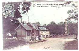 78 - SAINT GERMAIN-en-LAYE - LACROIX De NOAILLES - RENDEZ-VOUS De CHASSE - COLORISÉE - ANIMÉE - - St. Germain En Laye