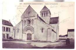 78 - GASSICOURT - ÉGLISE  - ANIMÉE - - Mantes La Jolie