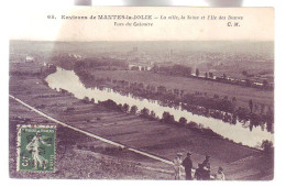 78 - MANTES-la-JOLIE - PANORAMA - ANIMÉE - - Mantes La Jolie