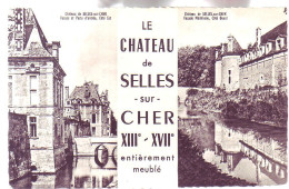 41 - SELLES-sur- CHER - Le CHÂTEAU - MULTIVUES - 26205/206 - Selles Sur Cher