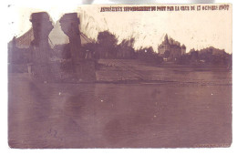 42 - ANDRESIEUX - CRUE 17 OCTOBRE 1907 - EFFONDREMENT Du PONT - - Andrézieux-Bouthéon