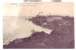 35 - SAINT MALO - PAQUEBOT - NAUFRAGE Du """"HILDA"""" - BATEAU BATTU Par Les VAGUES - 19 NOVEMBRE 1905 - - - Saint Malo