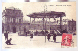 34 - CETTE - MUSEUM Et ECOLE PRATIQUE - ANIMÉE - - Sete (Cette)