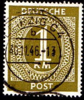 Allemagne Interzone Poste Obl Yv:27 Mi:937 Chiffre (TB Cachet à Date) 30-11-46 - Usati