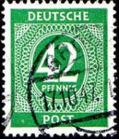 Allemagne Interzone Poste Obl Yv:20 Mi:930 Chiffre (TB Cachet Rond) - Usati