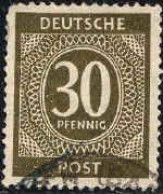 Allemagne Interzone Poste Obl Yv:18 Mi:928 Chiffre (cachet Rond) - Gebraucht