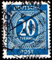 Allemagne Interzone Poste Obl Yv:14 Mi:924 Chiffre (Beau Cachet Rond) - Usados