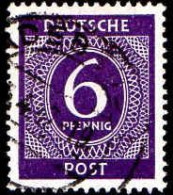 Allemagne Interzone Poste Obl Yv: 6 Mi:916 Chiffre (Beau Cachet Rond) - Used