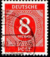 Allemagne Interzone Poste Obl Yv: 7 Mi:917 Chiffre (TB Cachet Rond) - Usati