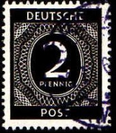 Allemagne Interzone Poste Obl Yv: 2 Mi:912 Chiffre (TB Cachet Rond) - Gebraucht