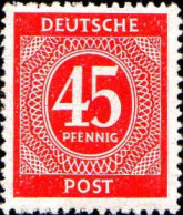 Allemagne Interzone Poste N** Yv:21 Mi:931 Chiffre Pli - Mint