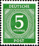 Allemagne Interzone Poste N** Yv: 5 Mi:915 Chiffre - Mint